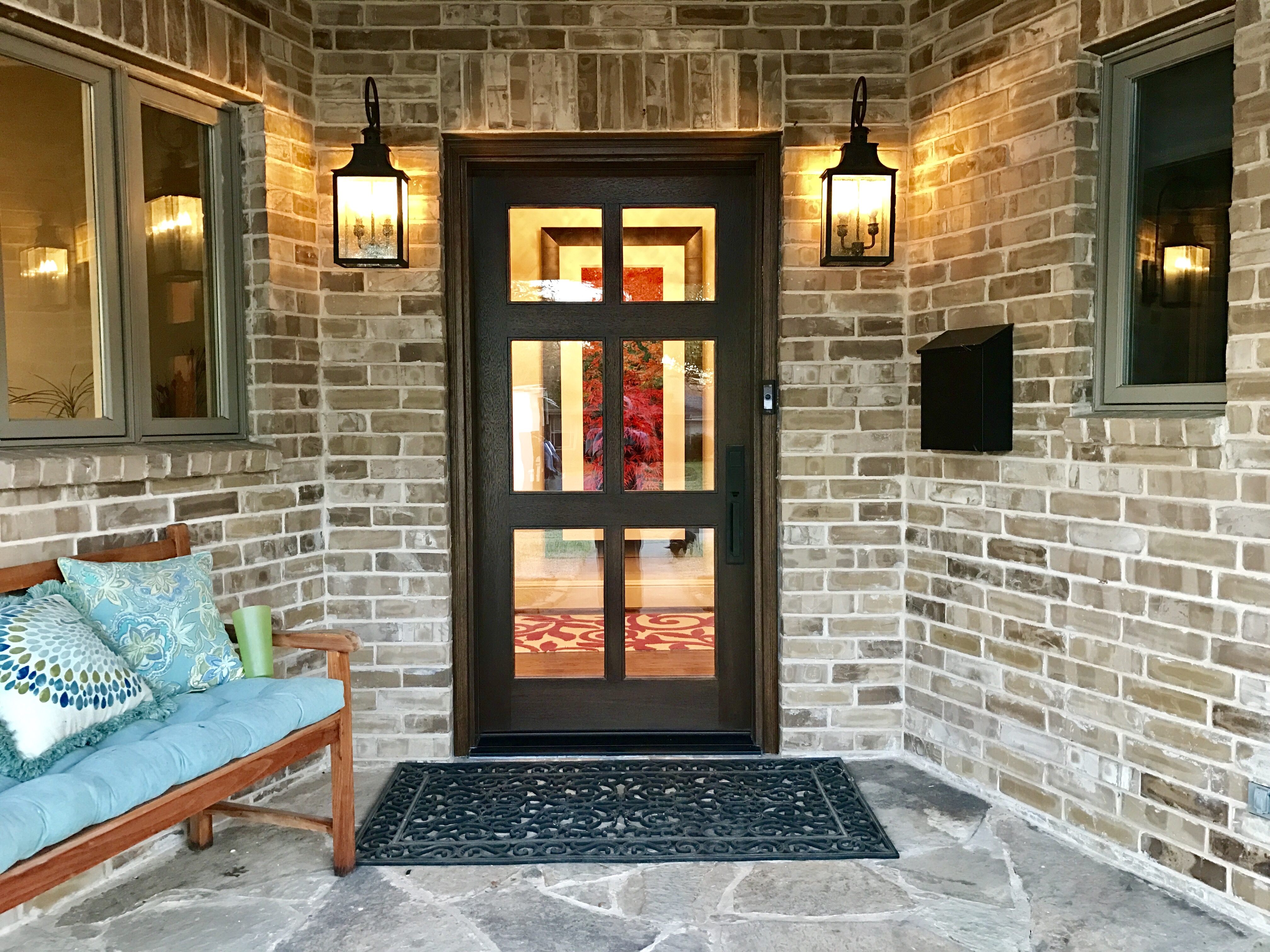 lighting around front door