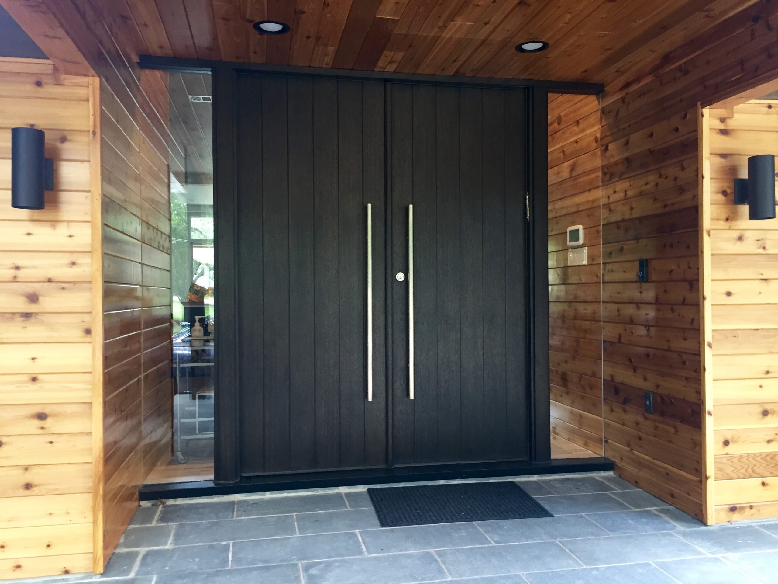 Modern Wood Door by Dallas Door Designs