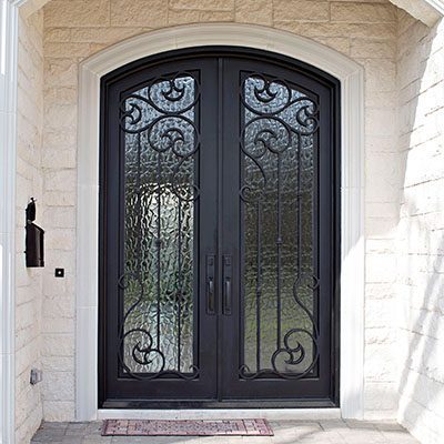 iron doors dallas traditional