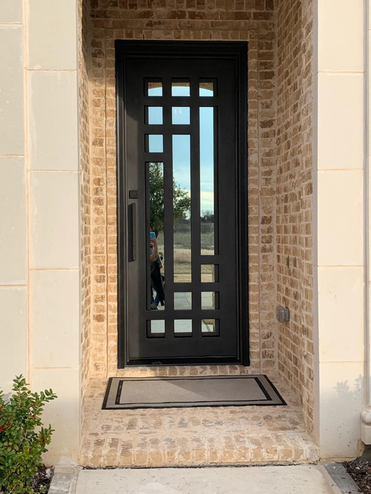 Modern Iron Entry Door