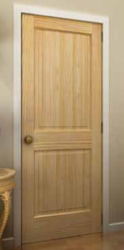 P 2 Panel Square Top Doors