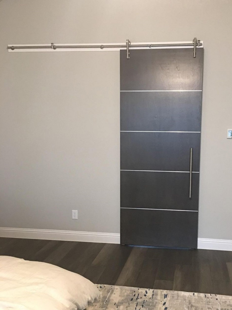 modern wood barn door