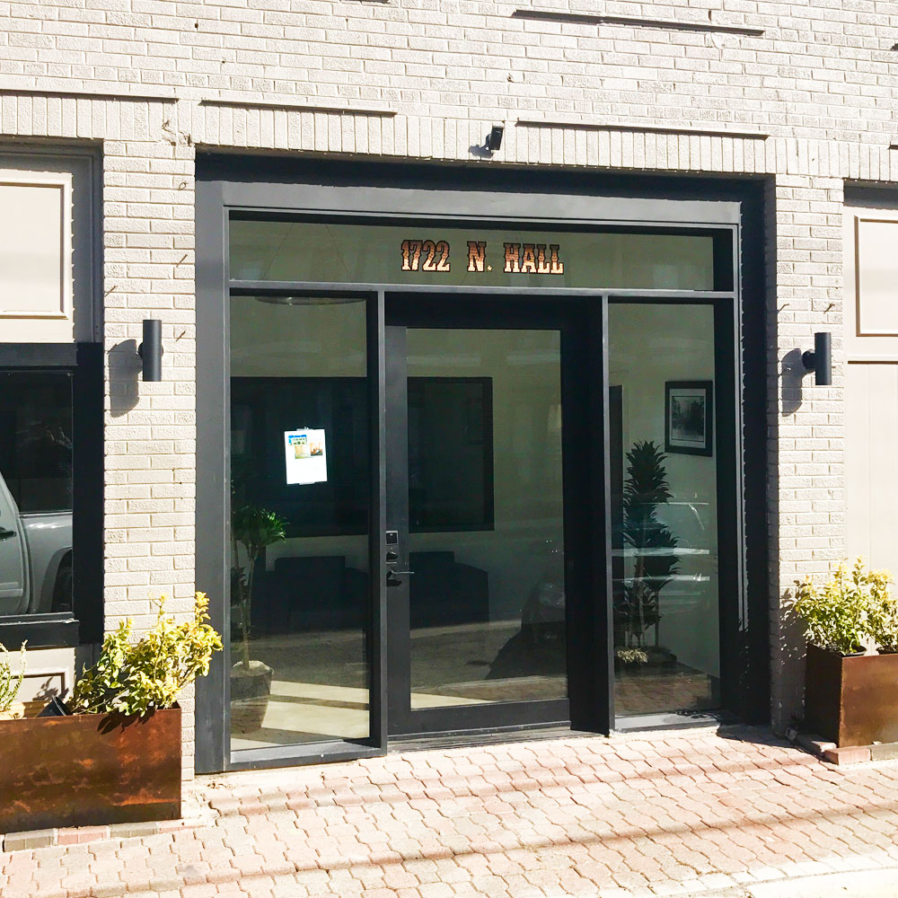 Custom Commercial Entry of Single Door with a